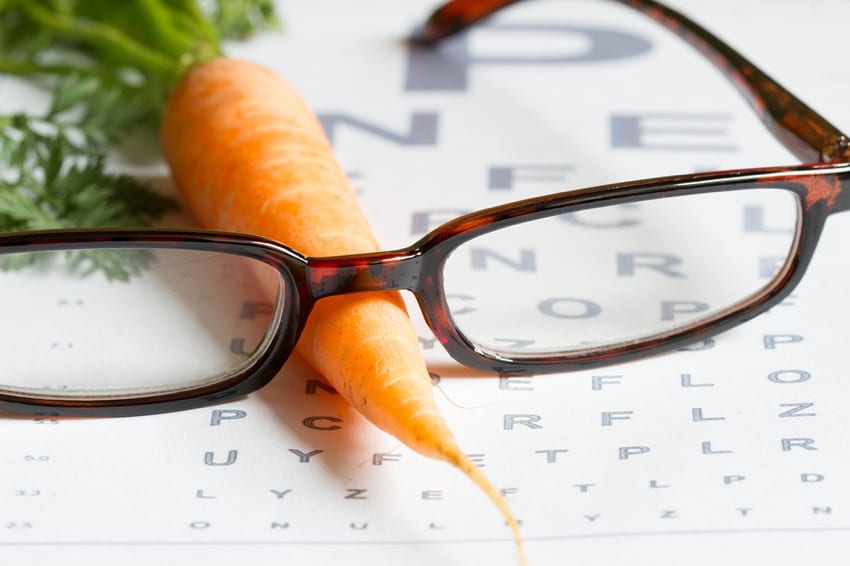 Carrots improve eyesight