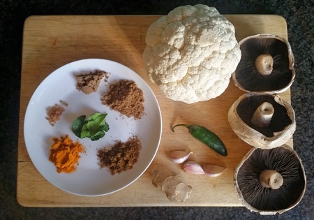 Easy Vegan Curry Ingredients