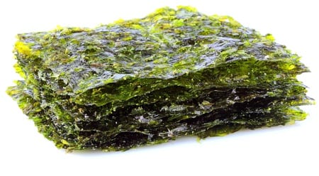 Nori seaweed is a good source of B12