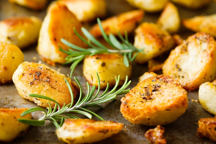 Roast potatoes