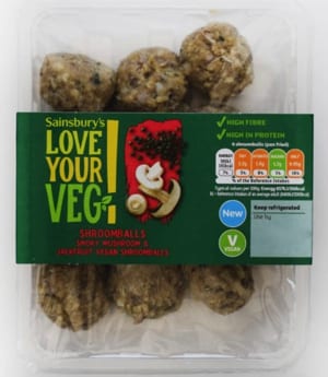 Sainsbury’s Love Your Veg! Shroomballs