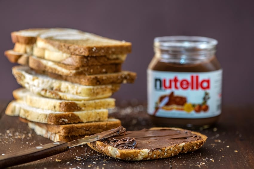 Nutella on Toast