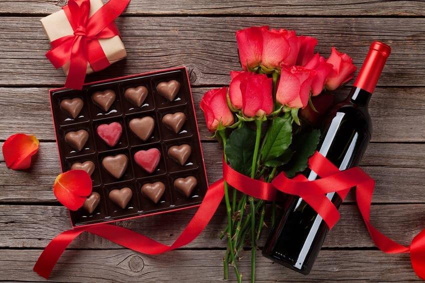 Chocolates & wine