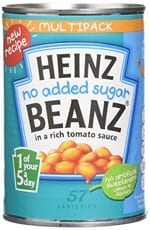 Heinz No Added Sugar Beanz