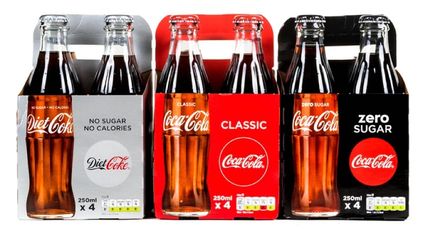 Diet, classic & zero sugar Coca Cola are all vegan friendly