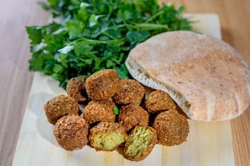 Falafel & pita bread