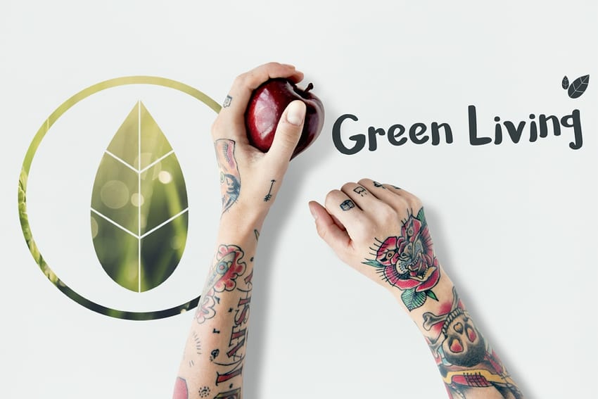 Green living tattoos