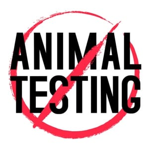 Anti animal testing sign