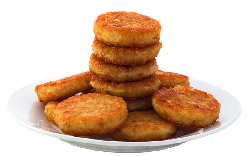 Hash brown pile up