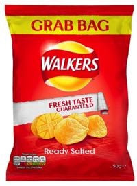 Walkers Ready Salted are vegan!