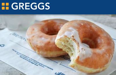 Greggs iced deals ring doughnut