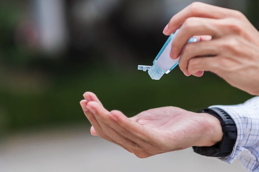 Pocket sized hand sanitizer