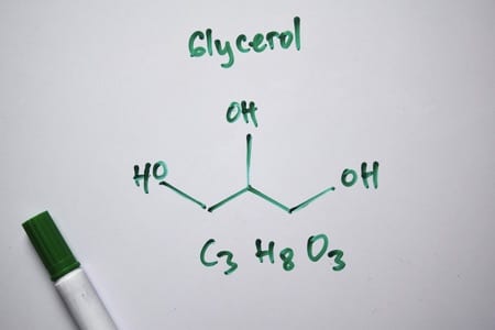 The chemical structure of Glycerol