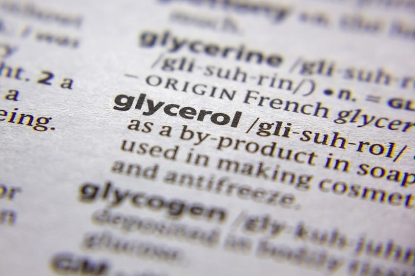 Dictional definition of Glycerol