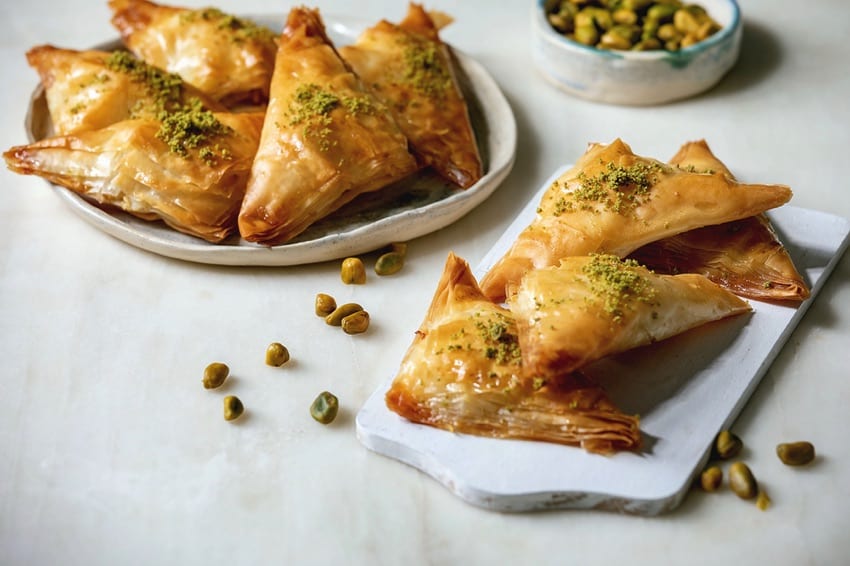 Homemade baklava