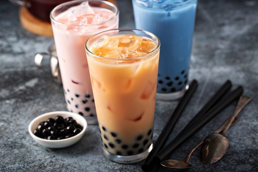 Milky bubble tea