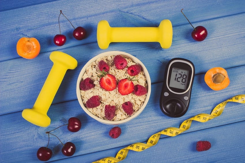 Vegan diet and glucose meter