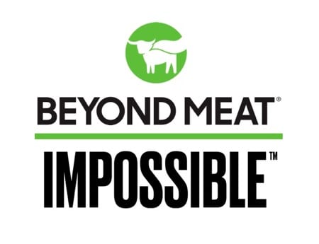 Beyond Meat & Impossible Foods logos