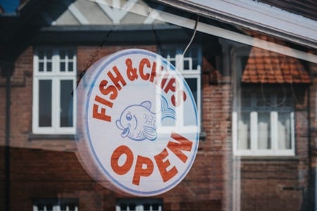 Fish & chips sign