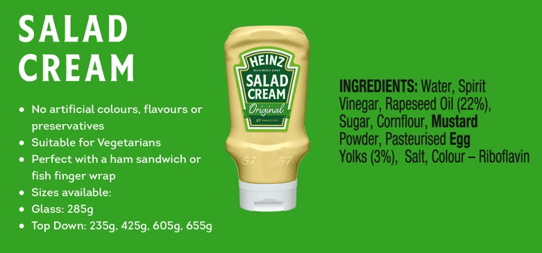 Heinz Salad Cream Overview