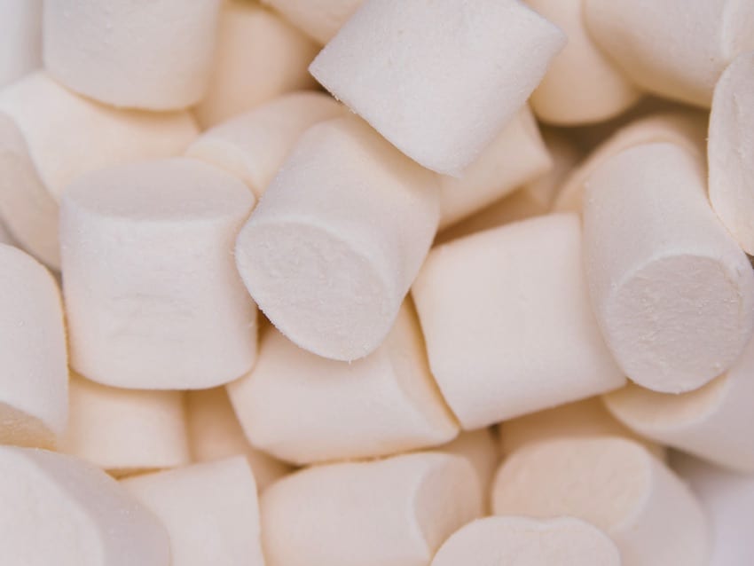 Marshmallow pile-up