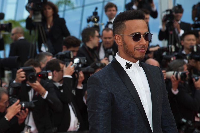 A star studded Lewis Hamilton