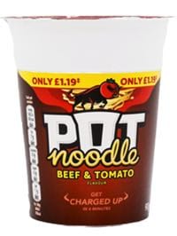 Pot Noodle Beef & Tomato