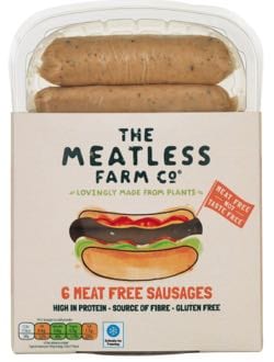 The Meatless Farm Co Vegan Sausages