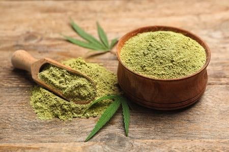 Hemp protein powder