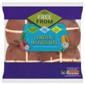 Morrisons Free From 4 Chocolate Hot Cross Buns