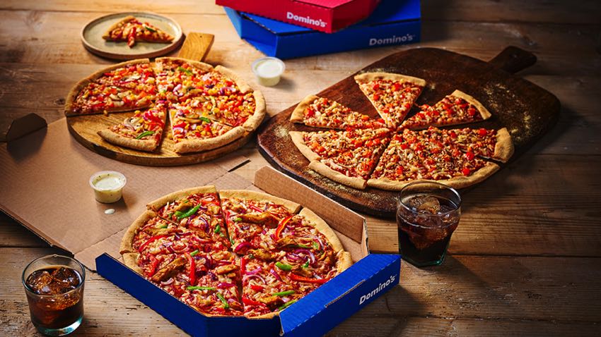 Domino's vegan pizza range