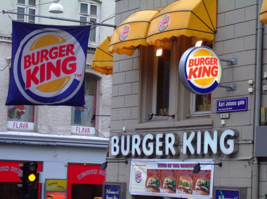 Burger King in Oslo, Norway