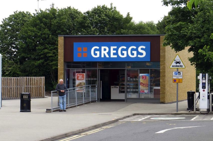 Greggs high street shop