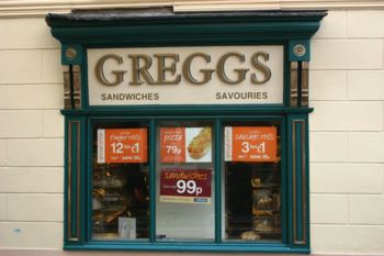Historic Greggs shop front