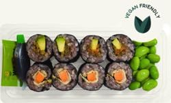 Ocado Black Rice, Avocado and Mint Sushi