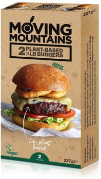 Moving Mountains Plant-Based ¼lb Burgers