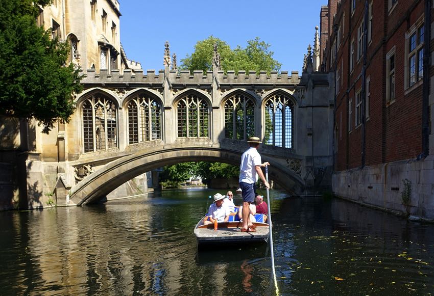 Punting in Cambridge