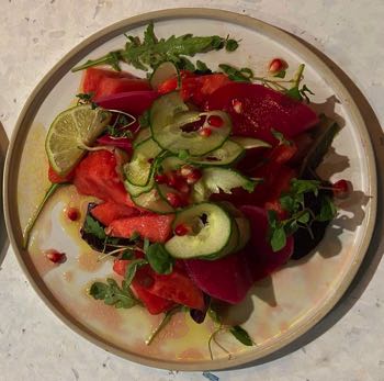 Stem & Glory watermelon salad