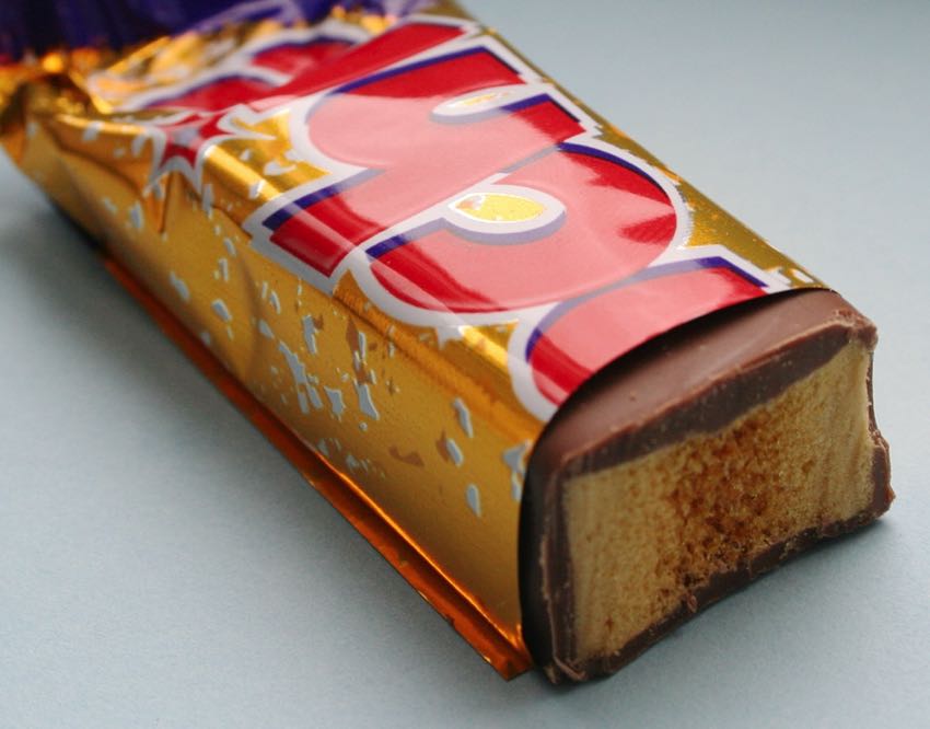 Cadbury Crunchie closeup
