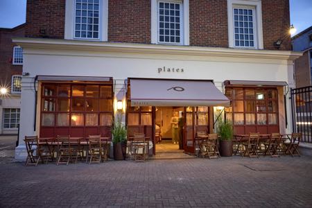 Exterior of Plates London