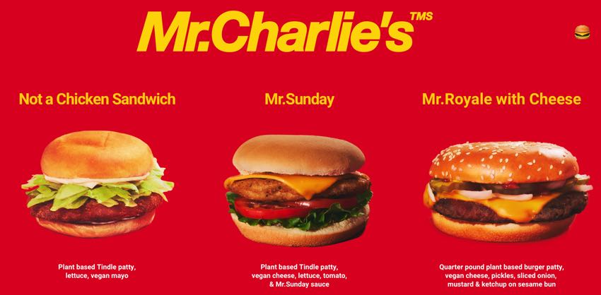 Mr. Charlie's food
